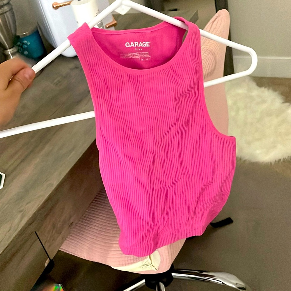 Pink Garage Tank Top